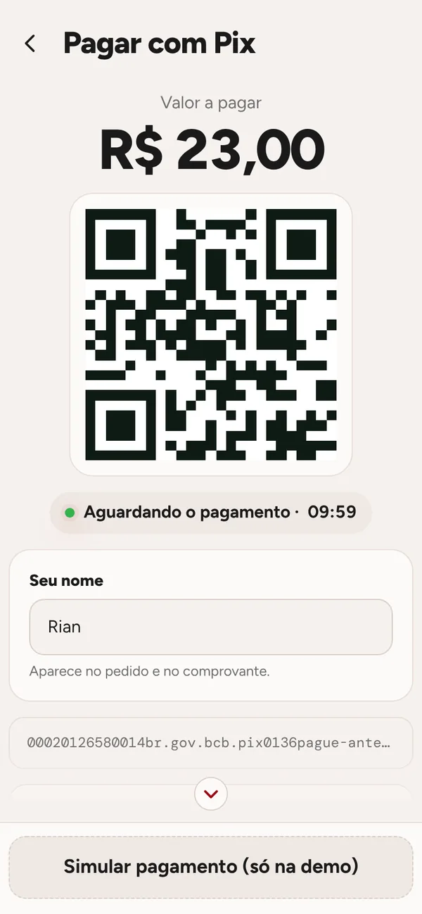 Pagamento com Pix